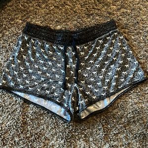 PINK dog all over print sleep shorts